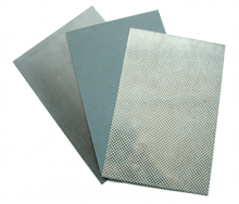 Reinforced asbestos composite sheet